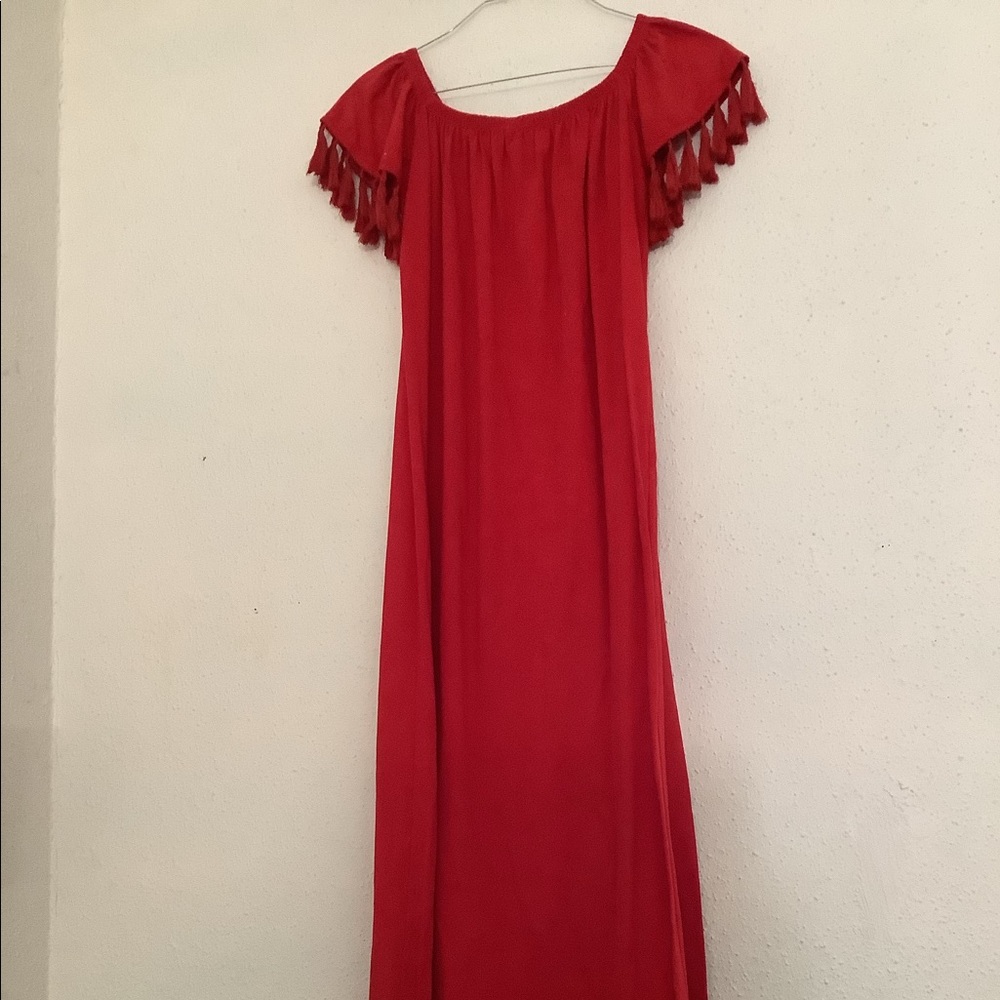 ASOS Red Maxi Dress Size 0